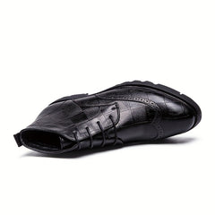 Women's Chunky Heeled Oxfords Lace Up Formal Shoes