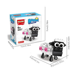 20pcs Insects & Animal Building Blocks: Spiders, Scorpions, Ants, Sheep, Cows