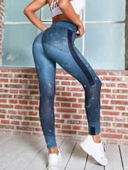 Digital Print High Waist Yoga Leggings