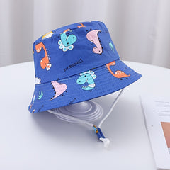 Casual Dino Print Fisherman's Hat Bucket Hat Sun Protection