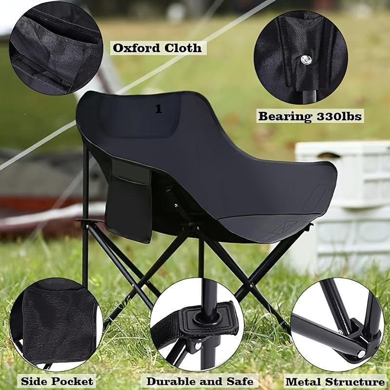 Portable Camping Chair Heavy Duty Folding Backpacking Chairs