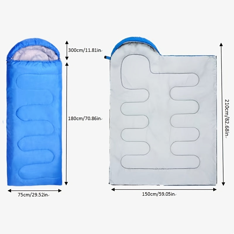 Portable Warm Sleeping Bag For Outdoor Travel Hiking Camping