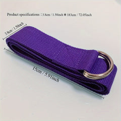Yoga Stretching Band Fitness Resistance Rope D Rings