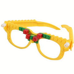 Small Particle Building Blocks Glasses Toys DIY Assembly Eye Toys