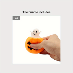 Halloween Pumpkin Stress Balls Trick Or Treat Toys