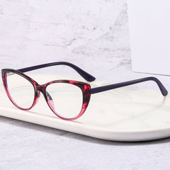 Leopard Cat Eye Reading Glasses for Women