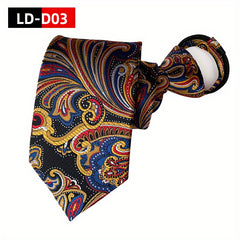 Spot Business Wedding Zipper Necktie Easy Pull Necktie