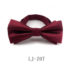 Bow Tie Dress Bow Knot Polyester Silk Yarn Wrinkle Resistant Fabric