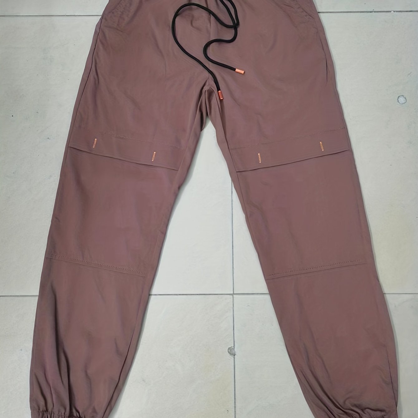 Men's Slim Fit Tapered Joggers with Drawstring Waist