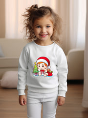 OERYUI Christmas Baby Graphic Sweatshirt Comfy Pullover Kids Clothes Gift