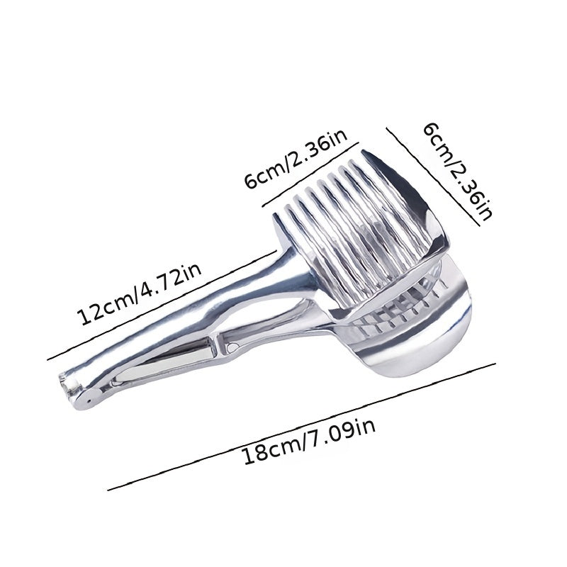 Tomato Lemon Slicer Circular Fruit Onion Slicer Stainless Steel Kitchen