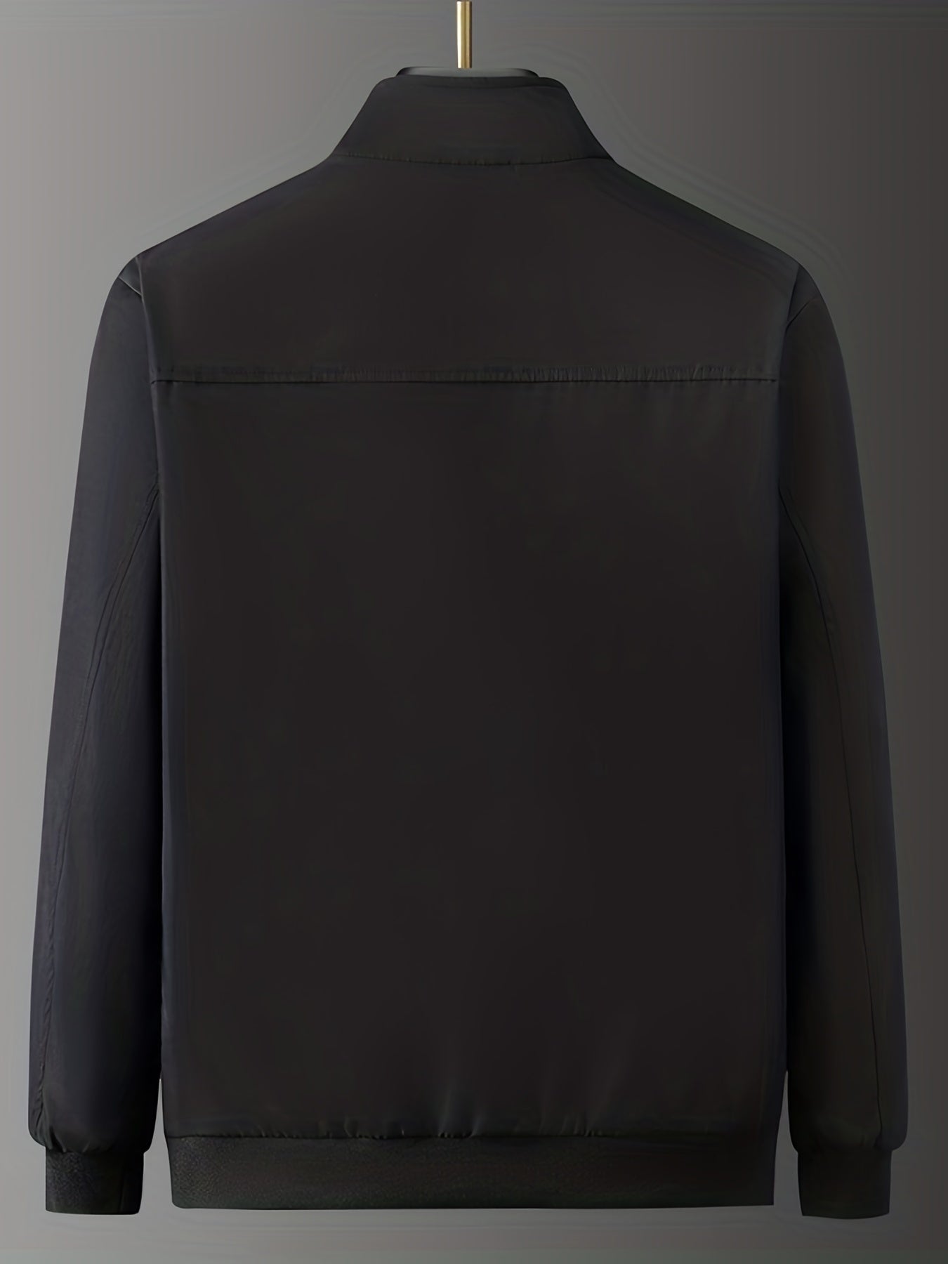 Men's Classic Windbreaker Jacket Zip Up Coat for Outdoor Activities