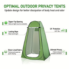 Portable Pop up Privacy Tent for Outdoor Bathroom Dressing Room & Camping Toilet
