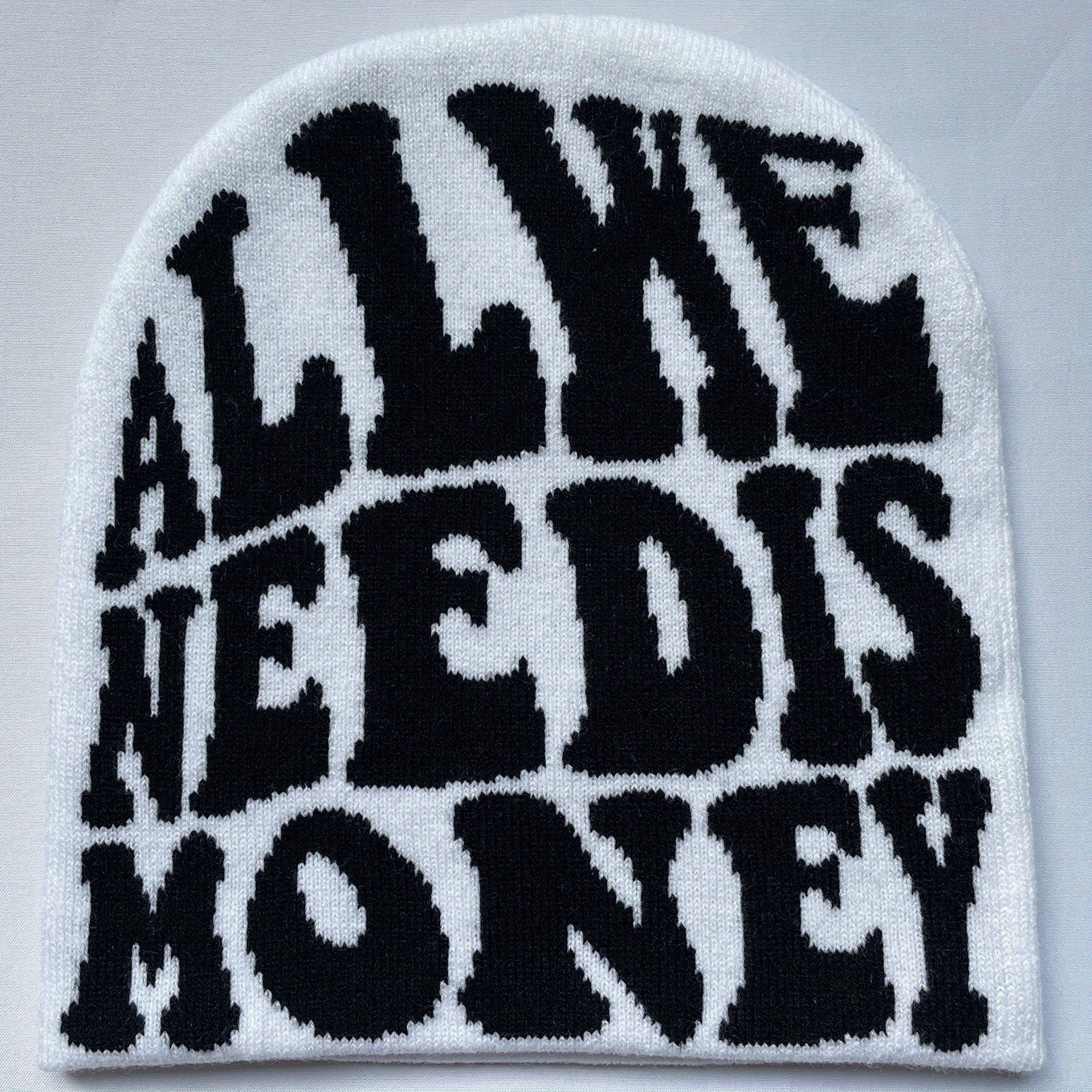Jacquard Knitted Hat Hip Hop Cap Streetwear