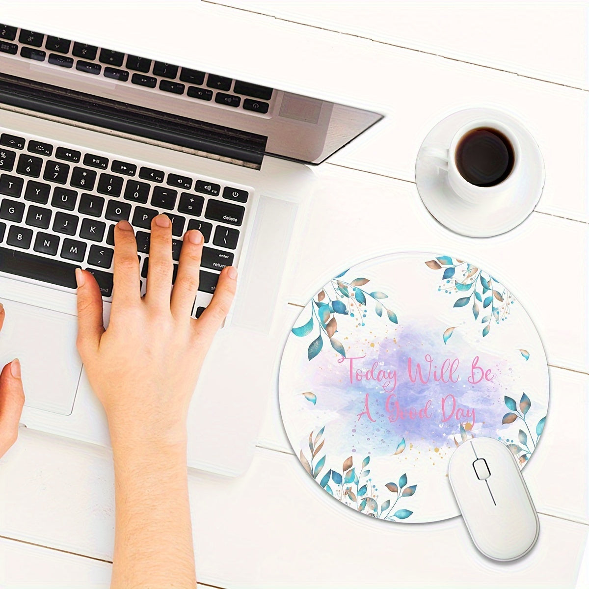 High Rubber Mouse Pad 220mm For Office Home Working PC Laptop