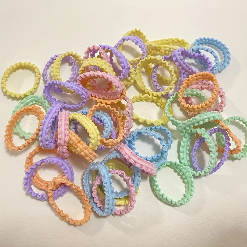 Colorful Hair Ties for Baby Girls - Ponytail Scrunchies