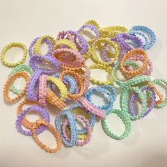 Colorful Hair Ties for Baby Girls - Ponytail Scrunchies