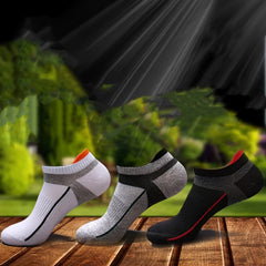 Men's Ankle Socks Breathable Sports Cotton Basketball S