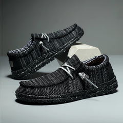 Men's Casual Canvas Loafer Shoes Lightweight Slip On