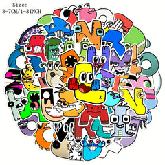 Alphabet Lore Stickers DIY Toys Wall Decor Luggage Notebook Phone Case