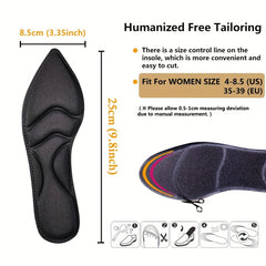 Women's High Heel Insole 5D Sponge Barefoot Comfort