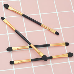 4pcs Double Head Eyeshadow Brushes Sponge Dual Sides Applicator Cosmetic Tool