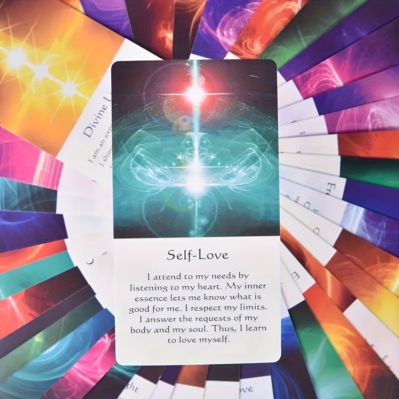 54 Cards Oracle Deck: Unlock Inner Wisdom w/ Healing Energy Fortune Telling Game