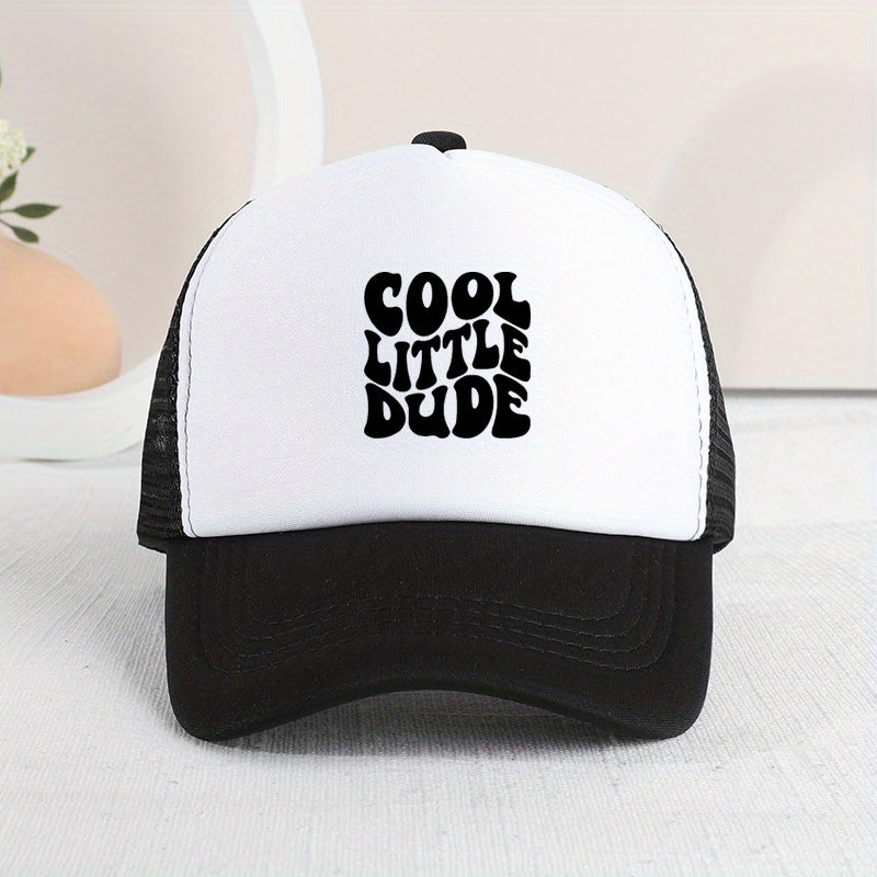 LITTLE DUDE Mesh Stitching Cap Sun Protection Comfortable