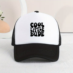 LITTLE DUDE Mesh Stitching Cap Sun Protection Comfortable