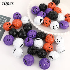 Halloween Funny Pumpkin Bell Pet Keychain DIY Jewelry Accessories Bag Hanger