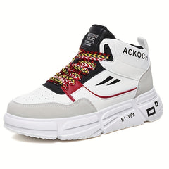 Men's Stylish Skate Shoes Non slip Lace up Shoes