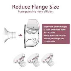 Silicone Breast Pump Flange Inserts 17mm 19mm 21mm Sizes