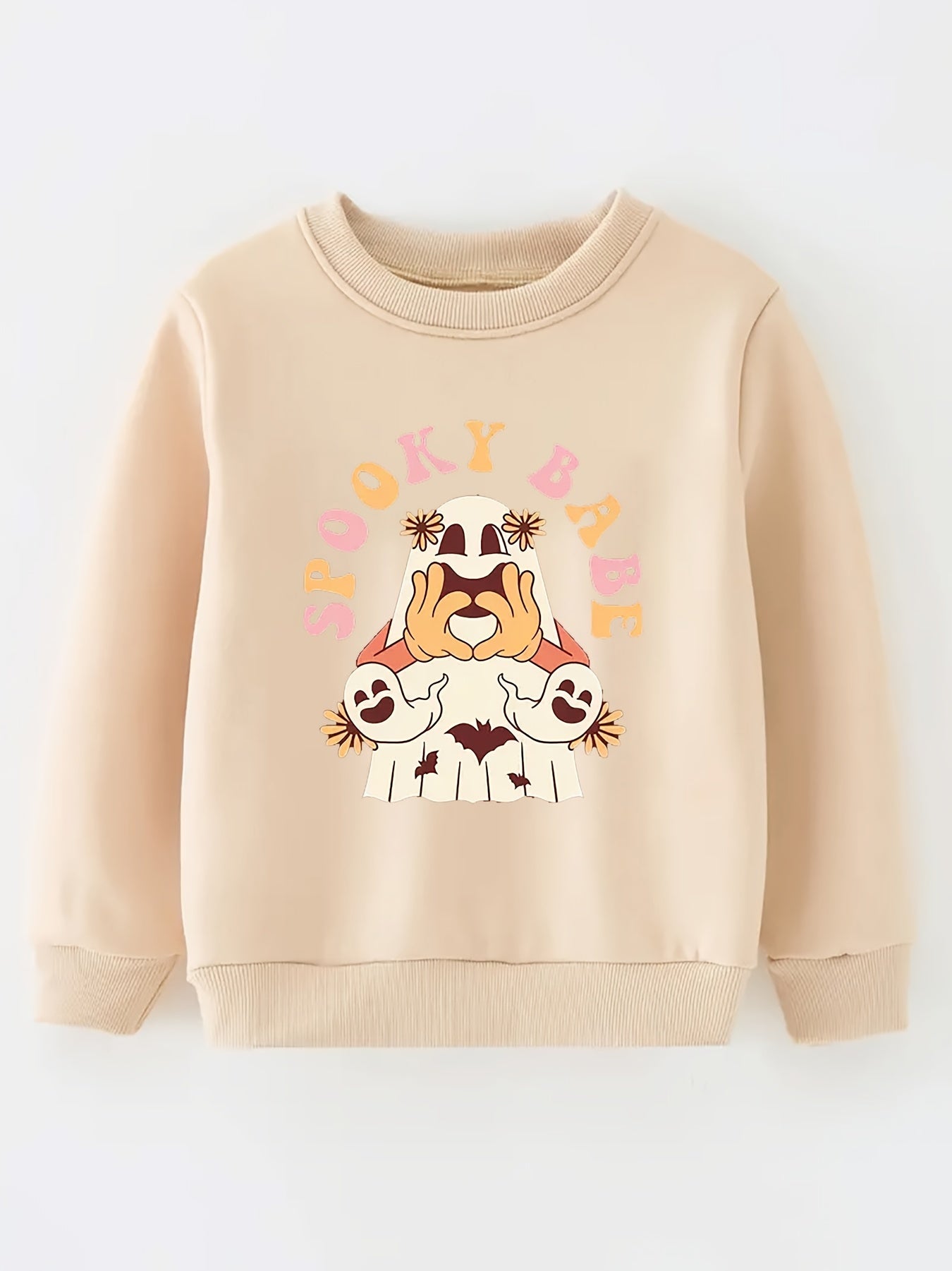 Spooky Season Girls Sweatshirt Halloween Party Kids Pullover