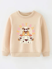 Spooky Season Girls Sweatshirt Halloween Party Kids Pullover