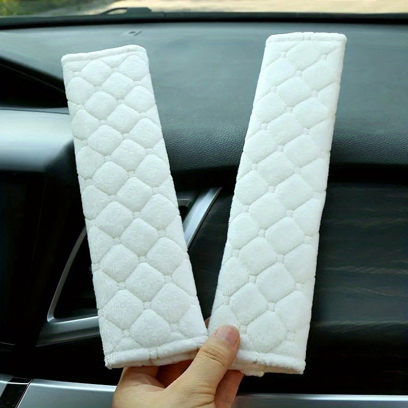 2pcs Soft Car Seat Belt Covers Shoulder Protector Pads for Adults Teens