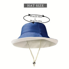 UV Protection Sun Hat Solid Bucket Hat Women Sunshade Fishing Boonie Hat
