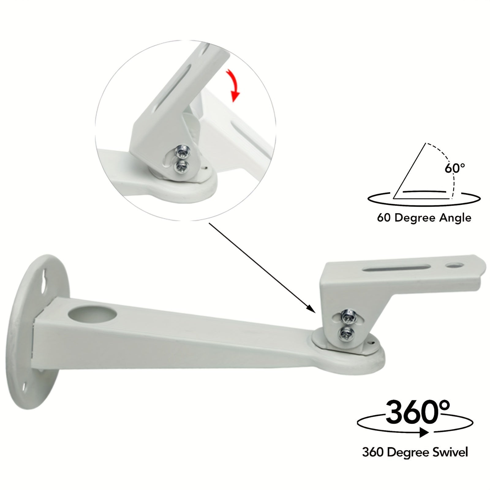 Metal Mini Projector Holder Wall Mounted Bracket, Load 4.99 KG