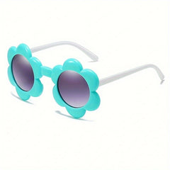 Flower Frame Sun Protection Sunglasses for Boys Girls Teens