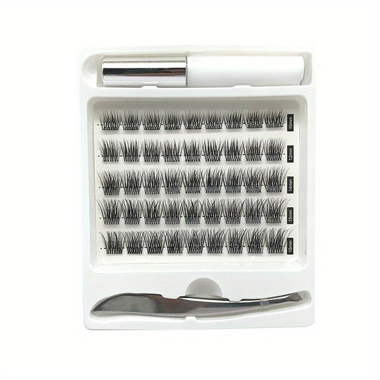 3D Cluster Lash Extension Kit Daily Makeup DIY Soft Lash Volume