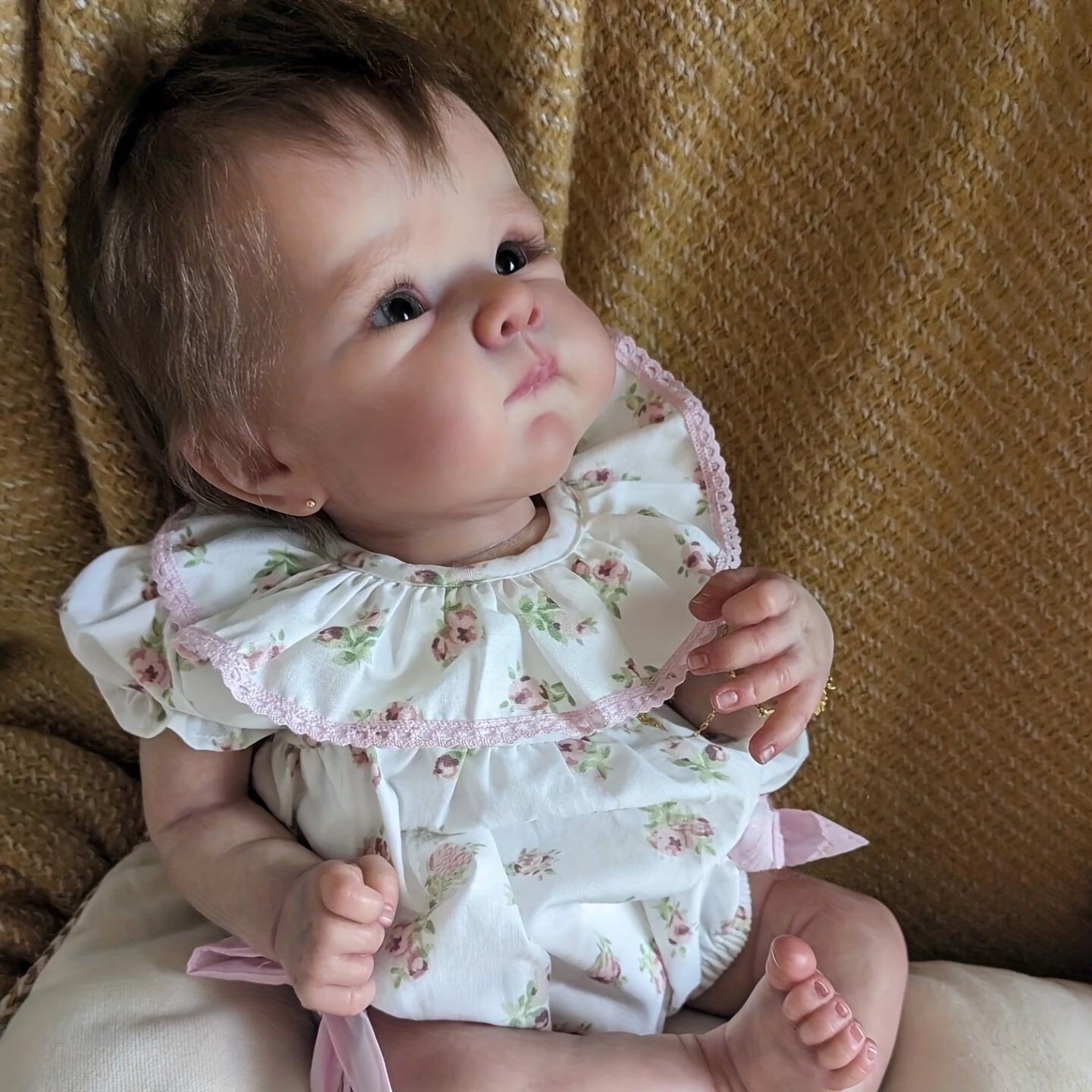 18in Baby Reborn Doll Bettie Soft Touch Cuddly Baby with Visible Veins