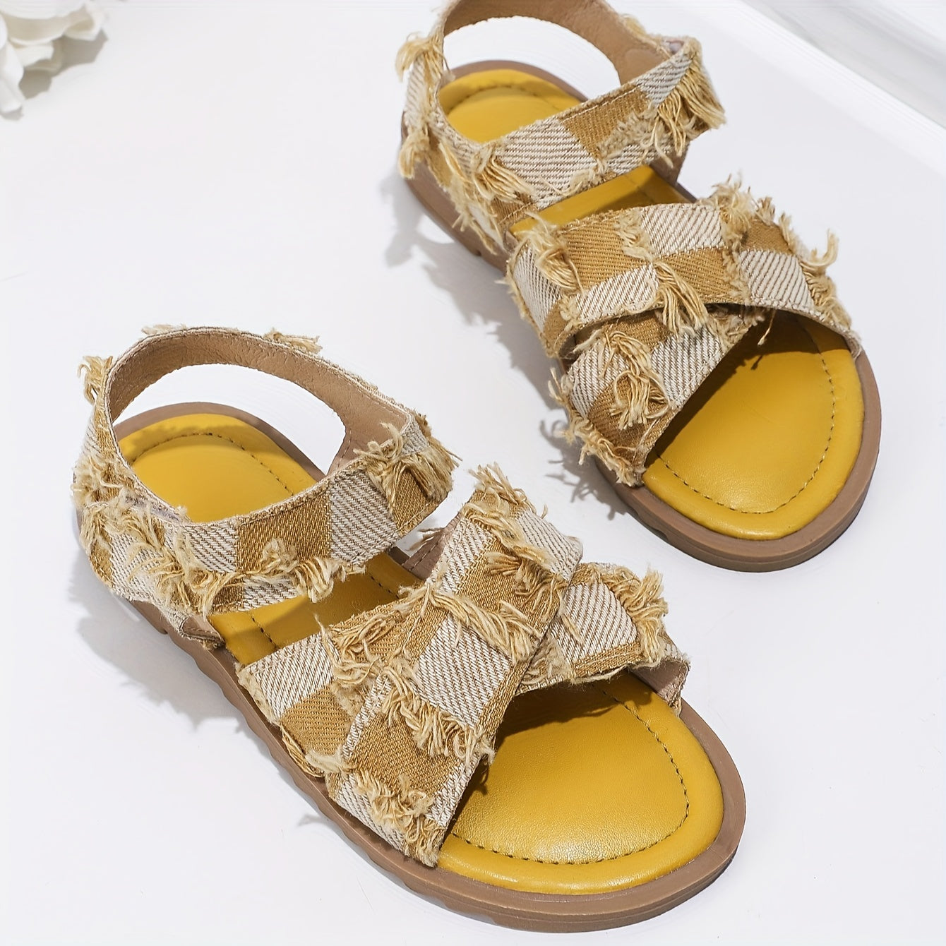 Girls Open Toe Breathable Sandals Lightweight Non-slip