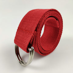 Double D Buckle Canvas Belt