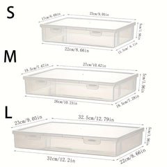 Large Capacity Transparent Building Blocks Puzzle Storage Box