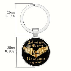 Vintage God Has You In His Arms Keychain Accessory