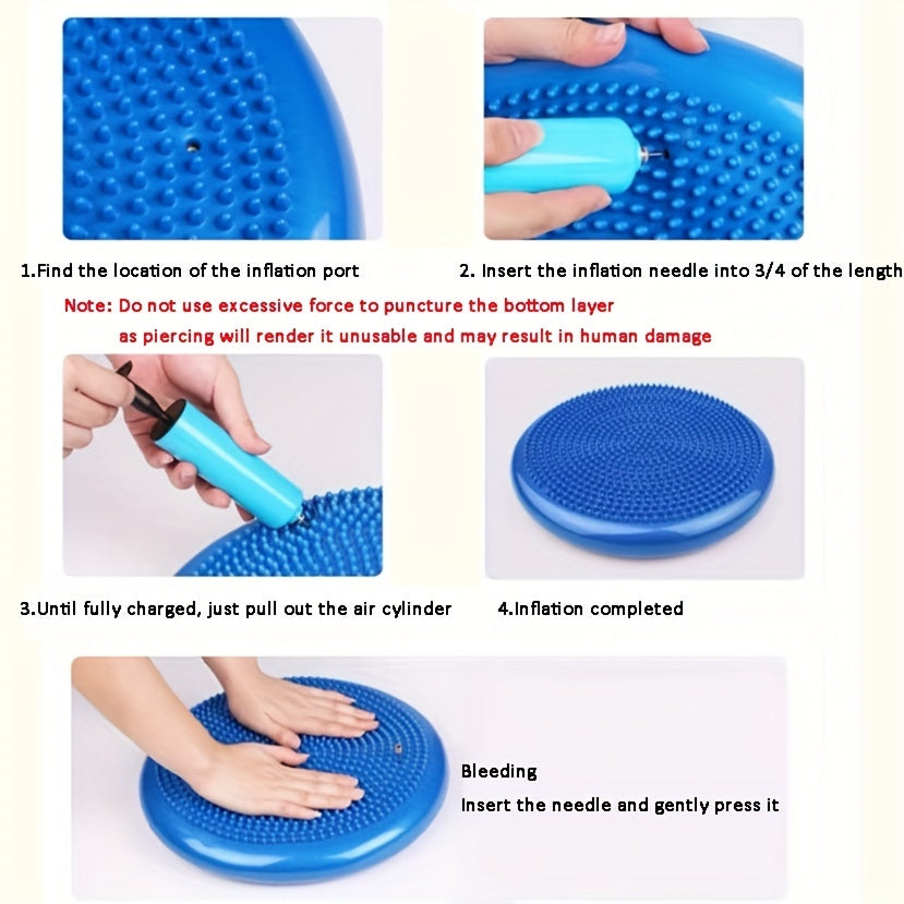 Explosion Proof Balance Pad for Home Fitness - Thicken Soft Disc Cushion