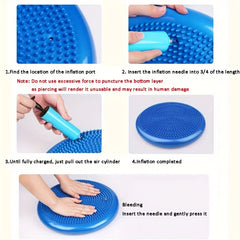 Explosion Proof Balance Pad for Home Fitness - Thicken Soft Disc Cushion