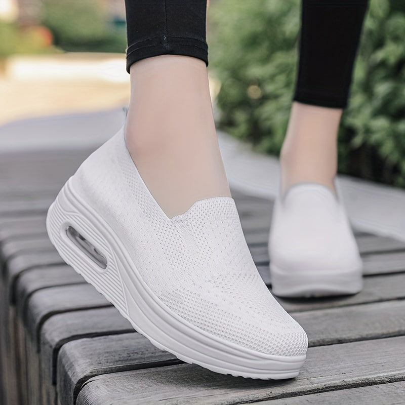 Women's Casual Mesh Air Cushion Sports Shoes Lightweight Walking Shoes