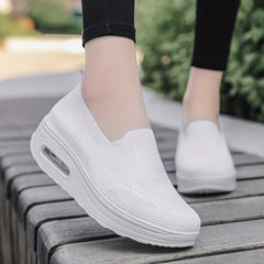 Women's Casual Mesh Air Cushion Sports Shoes Lightweight Walking Shoes