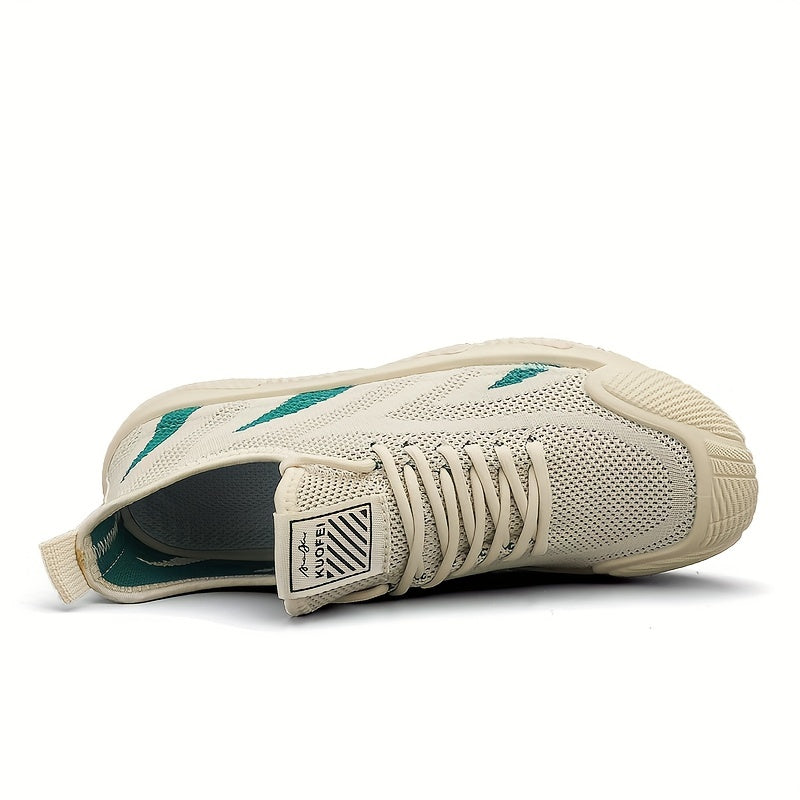Men's Lace up Sneakers Lightweight Walking Shoes Comfortable and Breathable