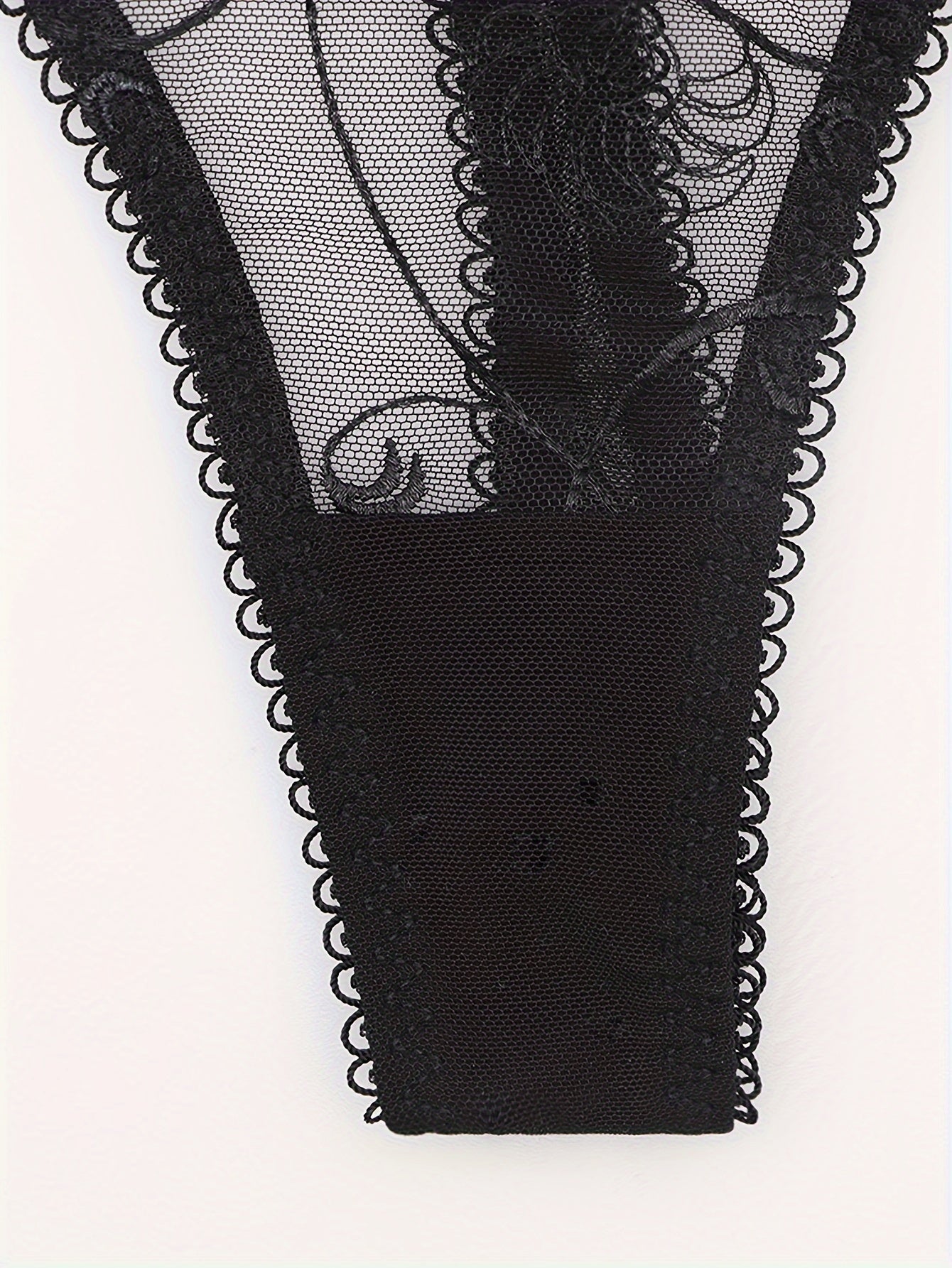 Sexy Lace Mesh Thongs Semi sheer Panties